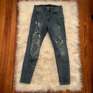 Aeropostale Ripped Boyfriend Jeans